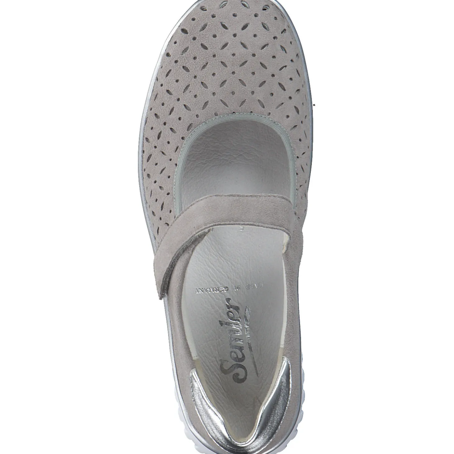 Semler Lena L5075471, Sneakers Low, Damen, Grau (Perle Silber)