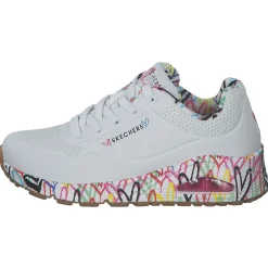 Skechers 155506, Sneakers Low, Damen, WHT Weiß