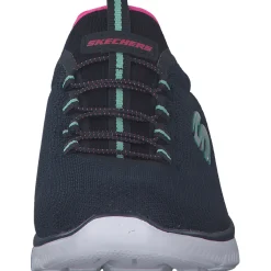 Skechers 12980, Sneakers Low, Damen, blau/pink