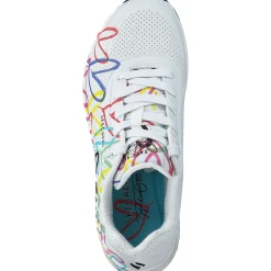 Skechers 155507, Sneakers Low, Damen, WMLT Weiß