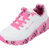 Skechers 314976L , Schnürschuhe, Kinder, white/hot pink