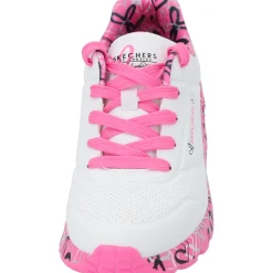 Skechers 314976L , Schnürschuhe, Kinder, white/hot pink