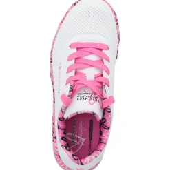 Skechers 314976L , Schnürschuhe, Kinder, white/hot pink