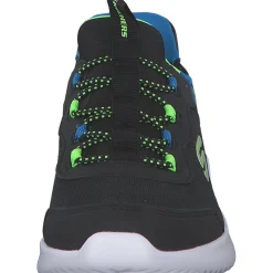 Skechers 403822L BBLM Bounder, Slipper (Kinder), Kinder, black/blue