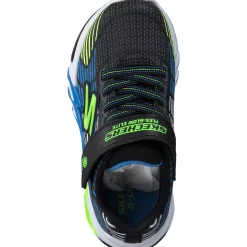 Skechers 400135L, Sneakers Low, Kinder, Schwarz/Blau/Grün