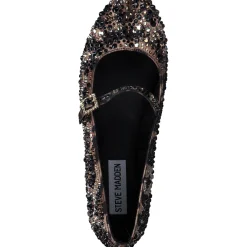 Steve Madden SM11003427-969 Brissa-R, Ballerinas, Damen, LEOPARD