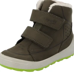 Superfit 1-106317-7000 Stiefelette Leder  GROOVY, Lauflernschuhe, Kinder, Grün