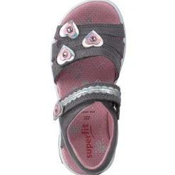 Superfit EMILY 06133, Sandalen (Kinder), Kinder, HELLGRAU/ROSA