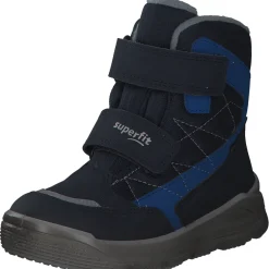 Superfit MARS 09086, Stiefeletten (Kinder), Kinder, Blau/Hellgrau