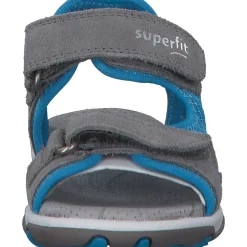 Superfit MIKE 3.0 09469, Sandalen (Kinder), Kinder, HELLGRAU/TÜRKIS