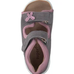 Superfit POLLY 00093, Sandaletten, Kinder, Grau/Rosa