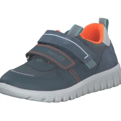 Superfit SPORT7 MINI 06203 M, Slipper (Kinder), Kinder, BLAU/ORANGE