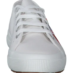 Superga 2750 Rainbow Embroidery S81281W, Sneakers Low, Damen, Weiß