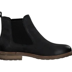 Tamaris 25056, Chelsea Boots, Damen, BLACK/ STR.