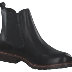 Tamaris 25056, Chelsea Boots, Damen, BLACK LEATHER