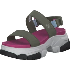 Timberland Adley Way Sandal 2, Keilsandaletten, Damen, dark green