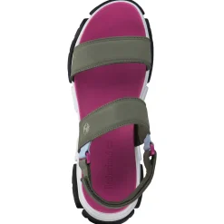 Timberland Adley Way Sandal 2, Keilsandaletten, Damen, dark green