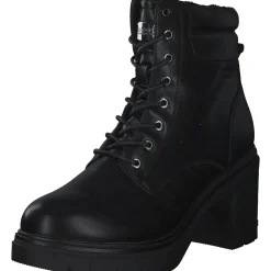 Tom Tailor 4295702, Plateau-Stiefeletten, Damen, black black