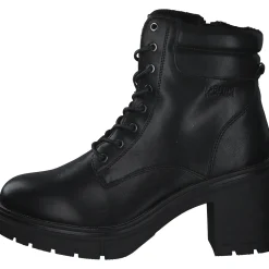 Tom Tailor 4295702, Plateau-Stiefeletten, Damen, black black