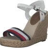 Tommy Hilfiger FW0FW05590, Keilsandaletten, Damen, Weiß