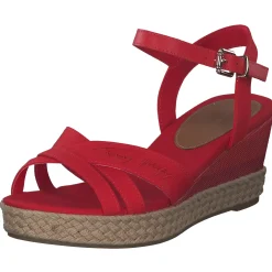 Tommy Hilfiger FW0FW05627, Keilsandaletten, Damen, fireworks