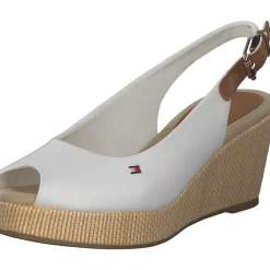 Tommy Hilfiger FW0FW04788, Keilsandaletten, Damen, Weiß (Ivory)