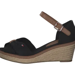 Tommy Hilfiger FW0FW00906, Keilsandaletten, Damen, Schwarz