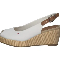 Tommy Hilfiger FW0FW04788, Keilsandaletten, Damen, Weiß (Ivory)