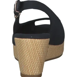 Tommy Hilfiger FW0FW04788, Keilsandaletten, Damen, Blau (Desert Sky)