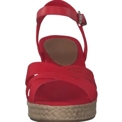 Tommy Hilfiger FW0FW05627, Keilsandaletten, Damen, fireworks