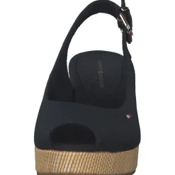 Tommy Hilfiger FW0FW04788, Keilsandaletten, Damen, Blau (Desert Sky)