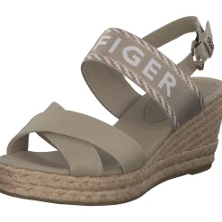 Tommy Hilfiger FW0FW07091, Sandaletten, Damen, sandal wood