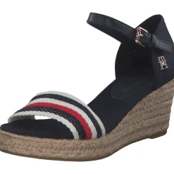 Tommy Hilfiger FW0FW07078, Sandaletten, Damen, space blue