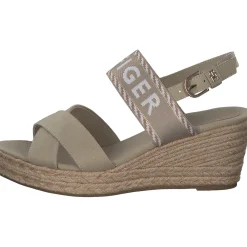 Tommy Hilfiger FW0FW07091, Sandaletten, Damen, sandal wood