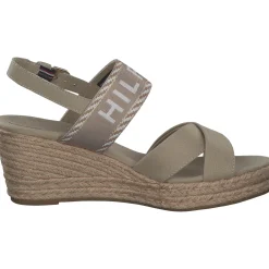 Tommy Hilfiger FW0FW07091, Sandaletten, Damen, sandal wood