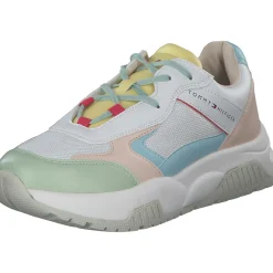 Tommy Hilfiger T3A9-32740, Schnürschuhe, Kinder, bianco/multicolor