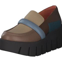 Unisa Grip Loafer Mid, Slipper, Damen, Braun