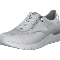 Waldläufer Ramona 626K02, Schnürschuhe, Damen, WEISS WEISS SILBER