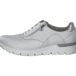 Waldläufer Ramona 626K02, Schnürschuhe, Damen, WEISS WEISS SILBER