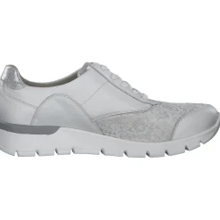 Waldläufer Ramona 626K02, Schnürschuhe, Damen, WEISS WEISS SILBER