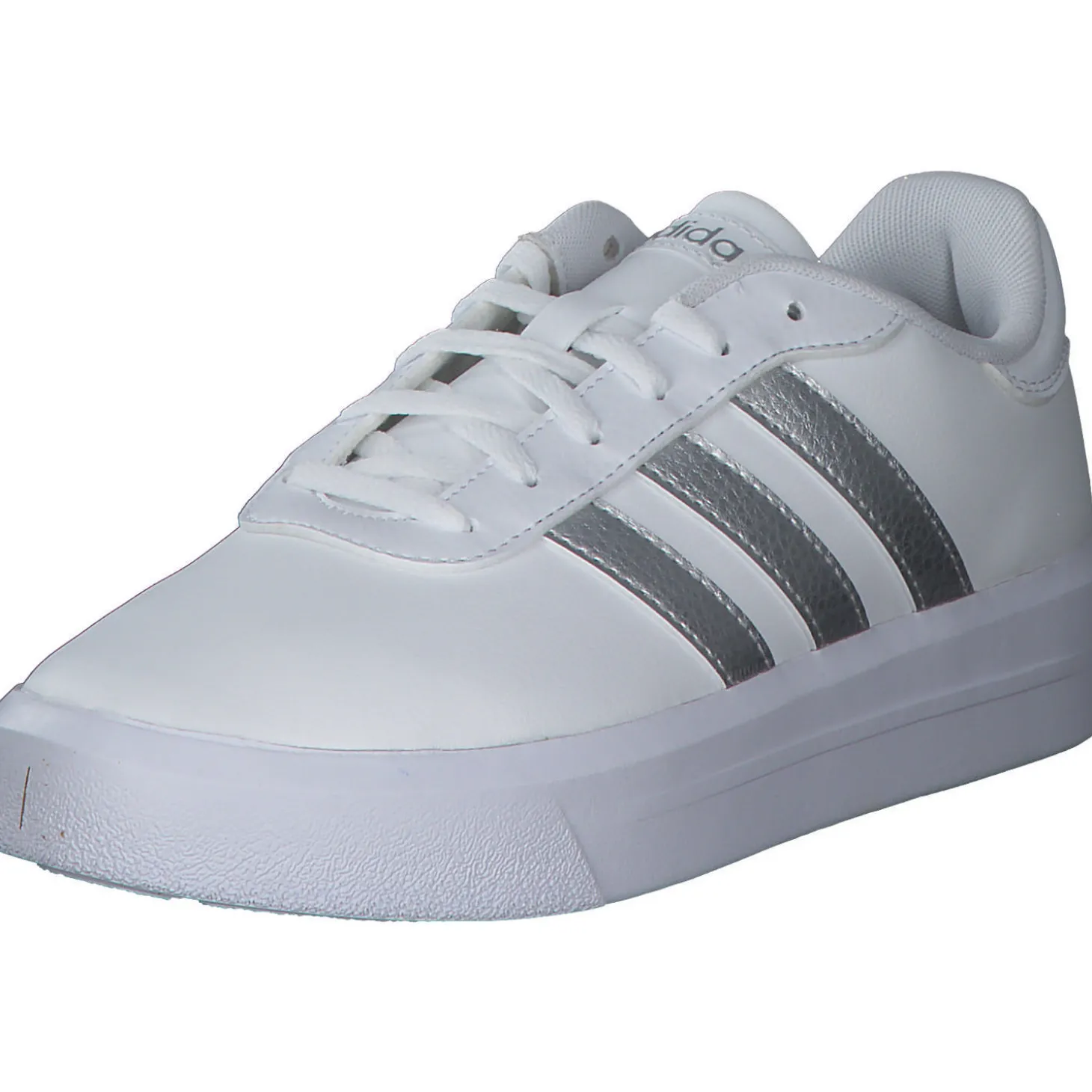 Adidas Core Court Platform, Sneakers Low, Damen, weiß silber