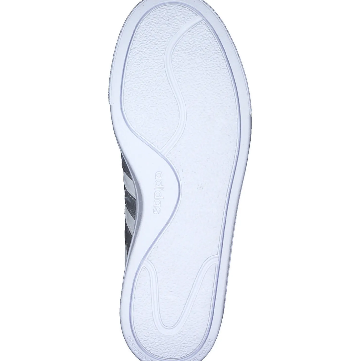 Adidas Core Court Platform, Sneakers Low, Damen, weiß silber