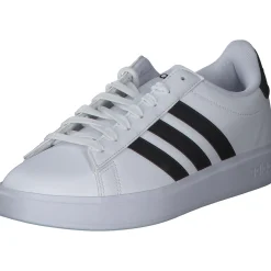 Adidas Core Grand Court 2.0 W, Sneakers Low, Damen, weiß / schwarz