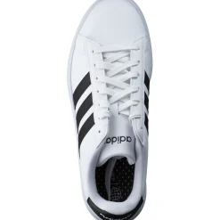 Adidas Core Grand Court 2.0 W, Sneakers Low, Damen, weiß / schwarz