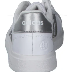 Adidas Core Grand Court 2.0 K, Sneakers Low, Damen, Weiß (Weiß/Silber)