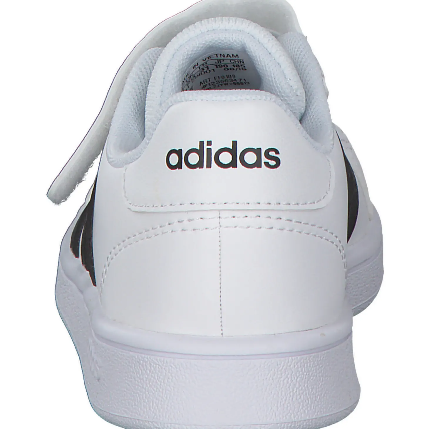 Adidas Core Grand Court C, Sneakers Low, Kinder, weiß schwarz