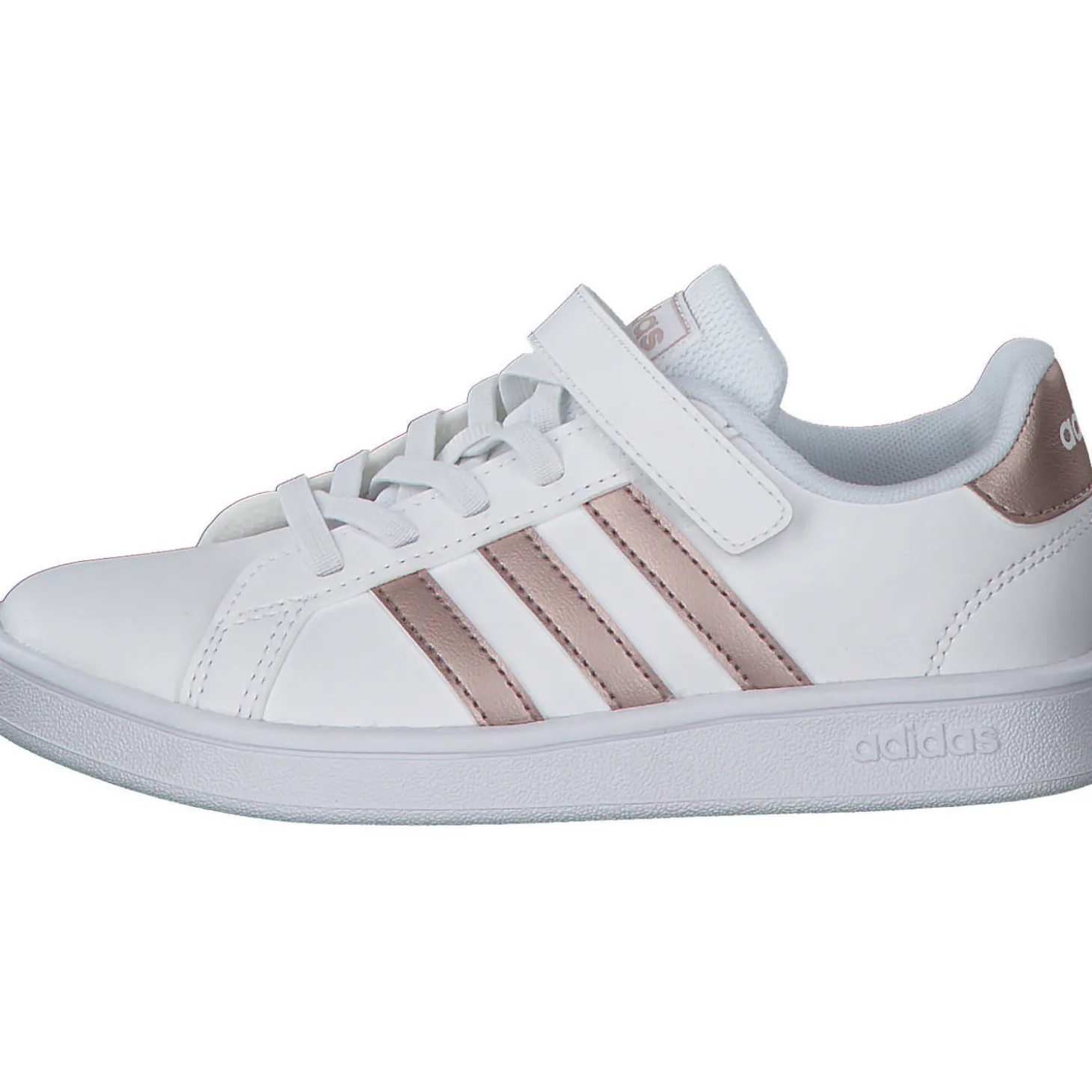 Adidas Core Grand Court C, Sneakers Low, Kinder, Weiß (FTWWHT/COPPMT)