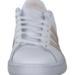 Adidas Core Grand Court, Sneakers Low, Damen, weiß lachs