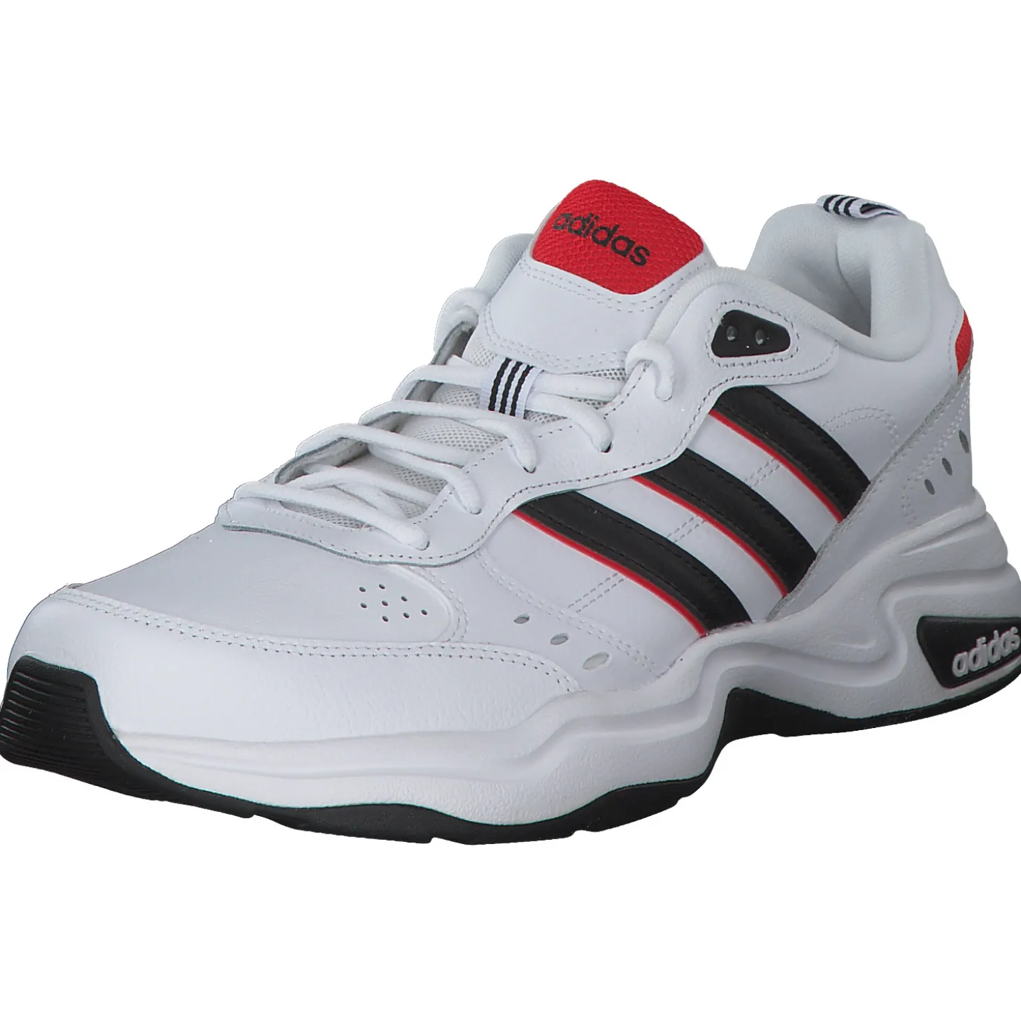 Adidas Core Strutter M, Sneakers Low, Herren, Weiß/Blau/Rot