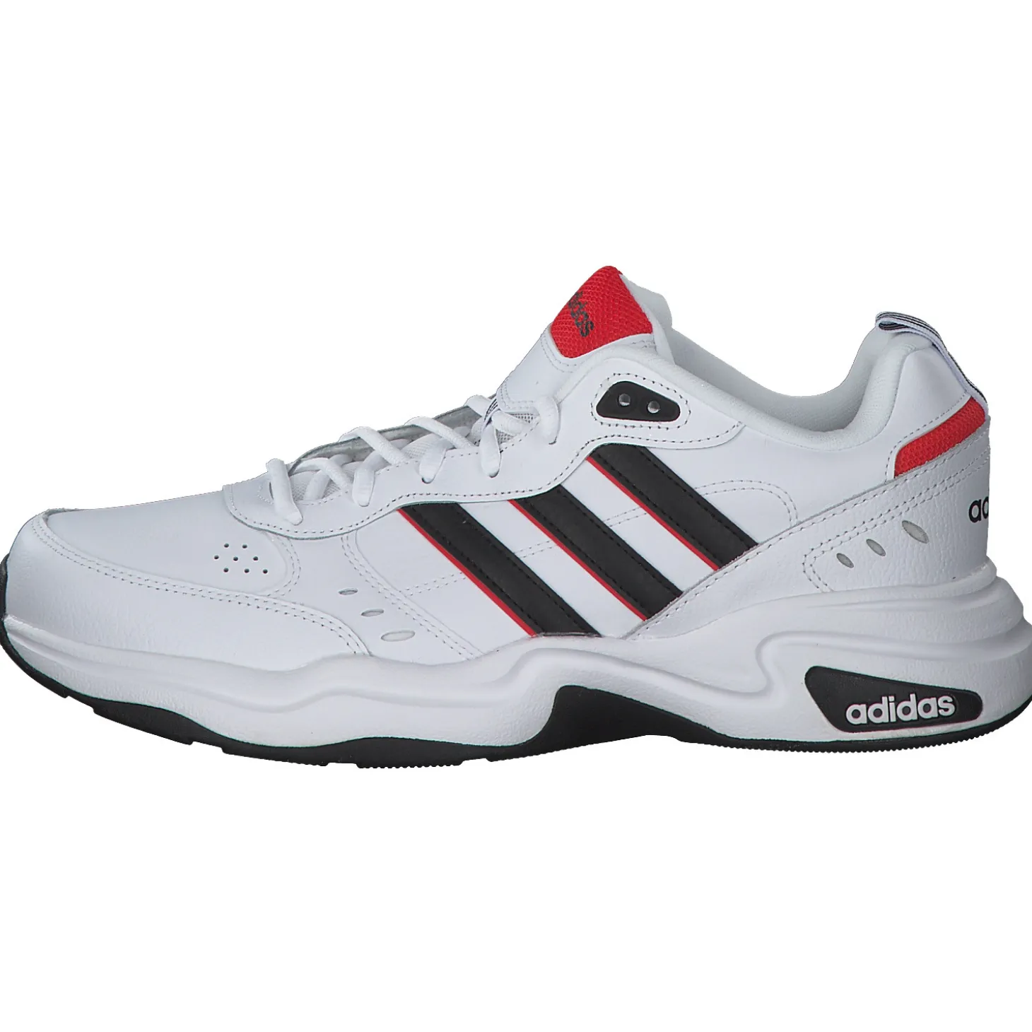 Adidas Core Strutter M, Sneakers Low, Herren, Weiß/Blau/Rot